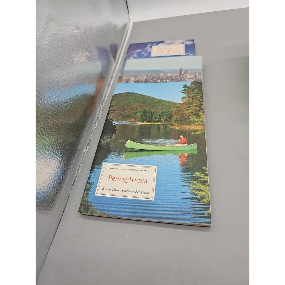 Lot 17 VTG AMERICAN GEOGRAPHICAL SOCIETY Around The World Program Books 1956-62